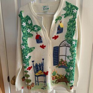 VINTAGE The Quaker Factory Cardigan - Size Women 8